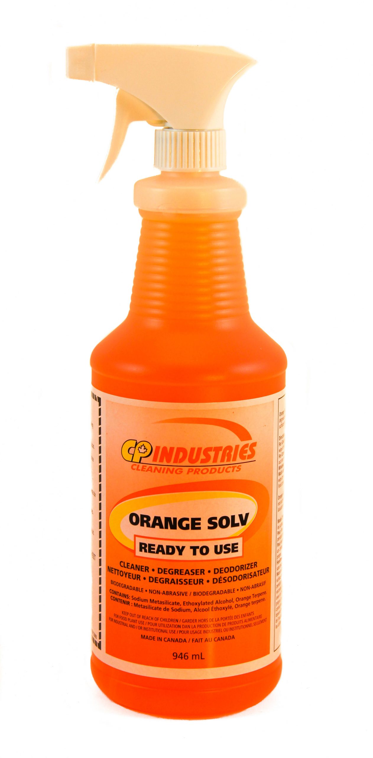 CP Industries Orange Solv RTU, cleaner, degreaser and deodorizer