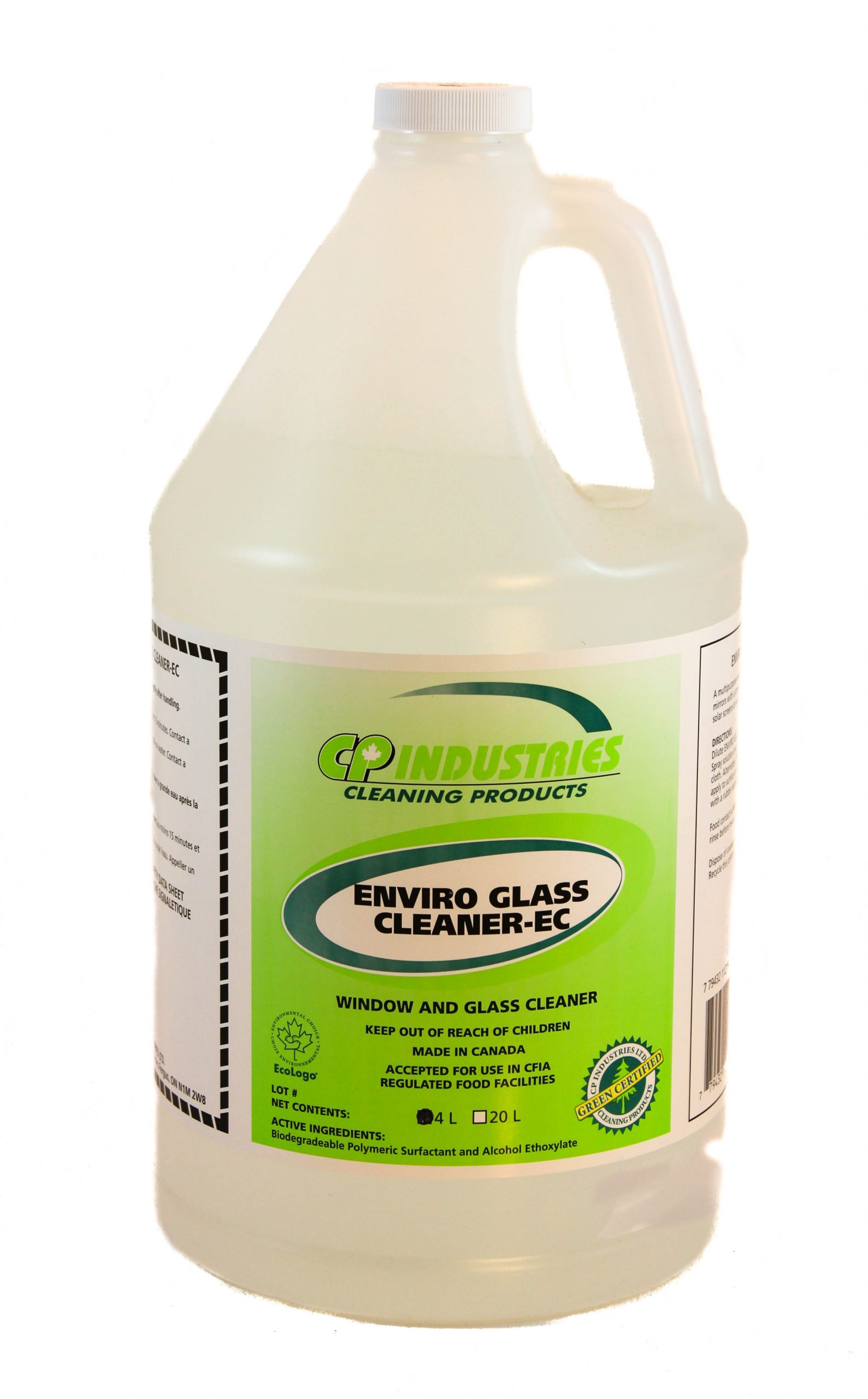 CP Industries: Enviro Glass Cleaner-EC, window and glass cleaner